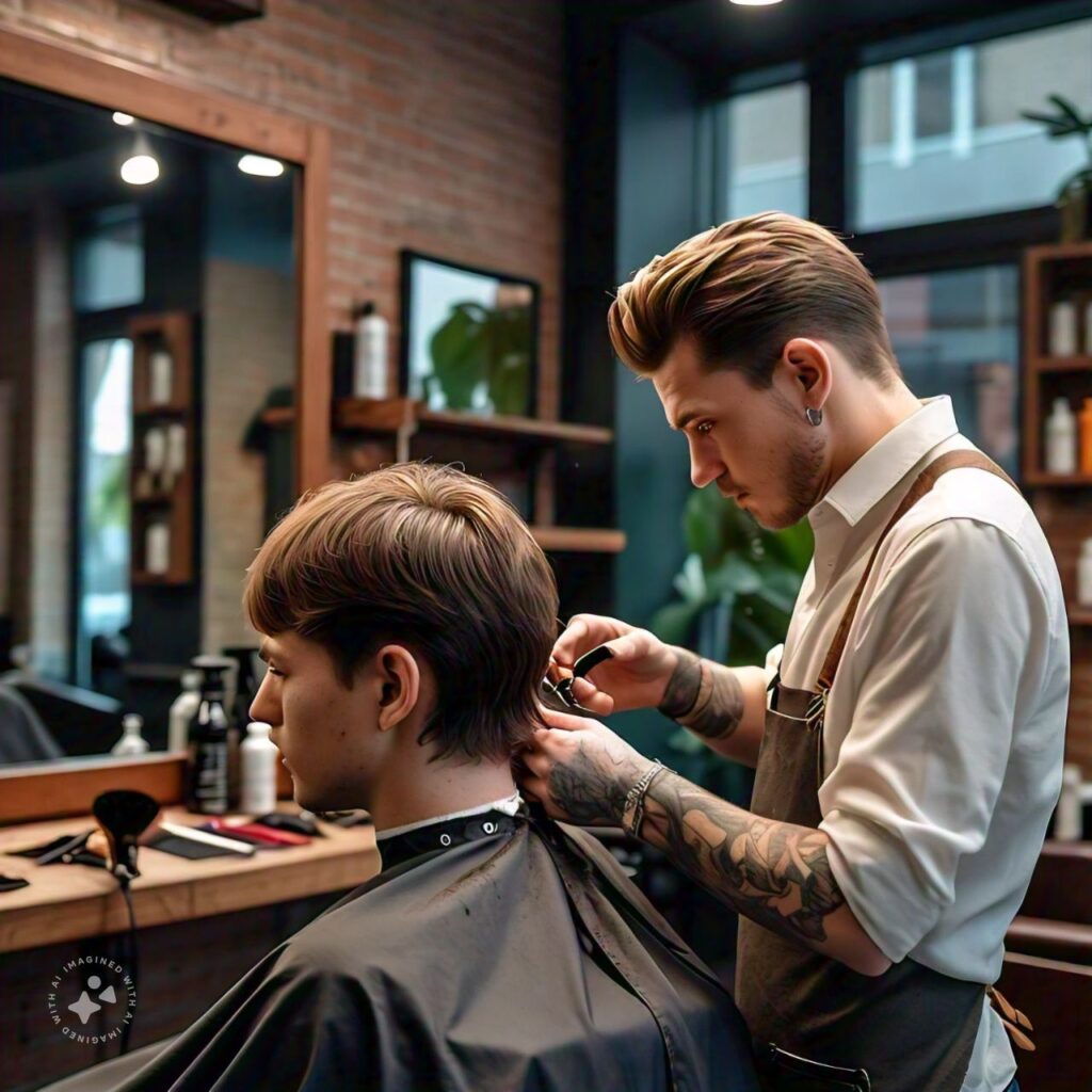 Modern Mullet Straight Hair